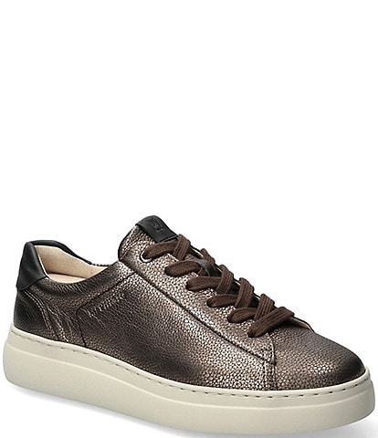 Mephisto Dotty Leather Lace-up Sneakers
