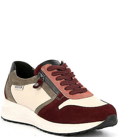 Mephisto Kim Suede Zipper Sneakers