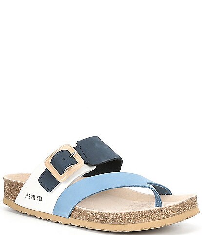Mephisto Madeline Buckle Thong Sandals