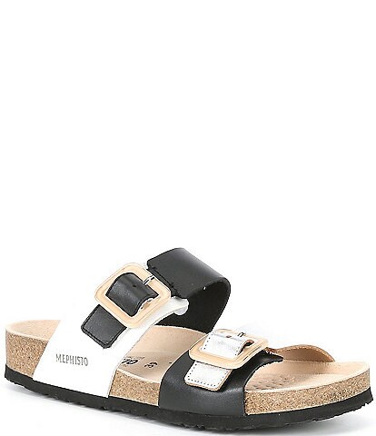 Mephisto Madison Banded Buckle Sandals