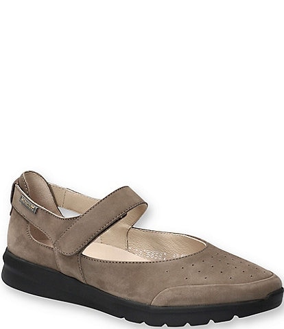 Mephisto Marsia Nubuck Suede Mary Jane Flats