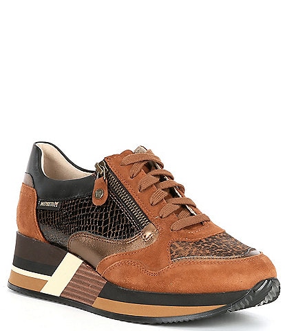 Mephisto Olimpia Side-Zip Wedge Sneakers