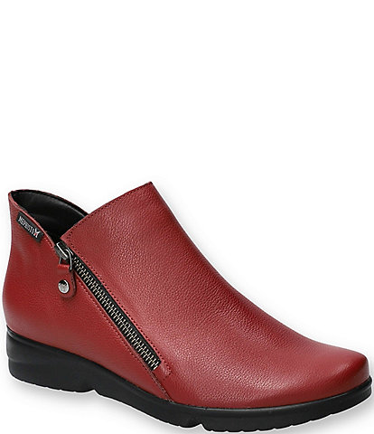 Mephisto Romia Zip Leather Booties