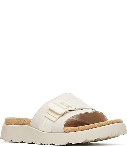 Merrell Fleur Leather Buckle Slide Sandals