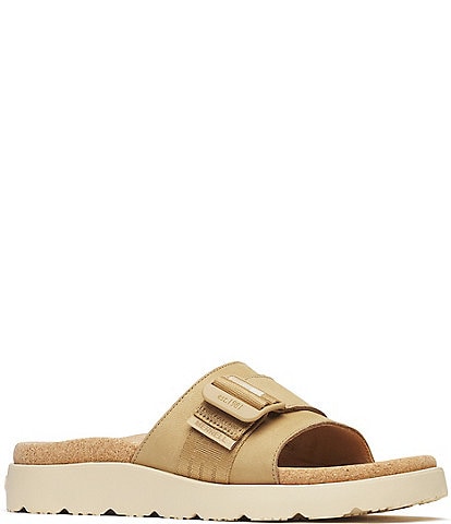 Merrell Fleur Leather Buckle Slide Sandals