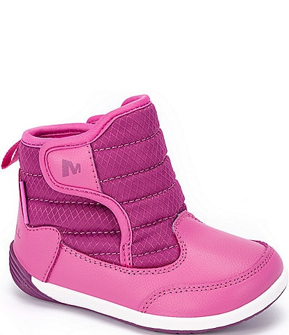 Merrell Girl's Barestep Snowday Waterproof Snow Boots (Infant)