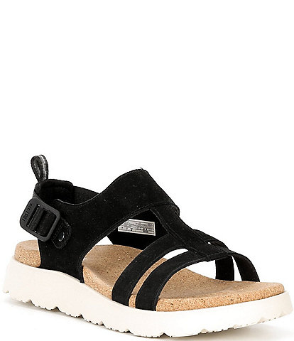 Merrell Women's Fleur Backstrap Nubuck Leather Sandals