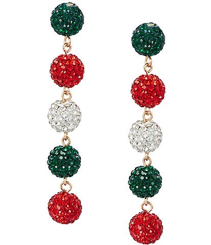 Merry & Bright Fireball Drop Earrings