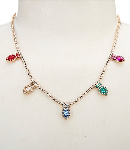 Merry & Bright Holiday Lights Statement Necklace