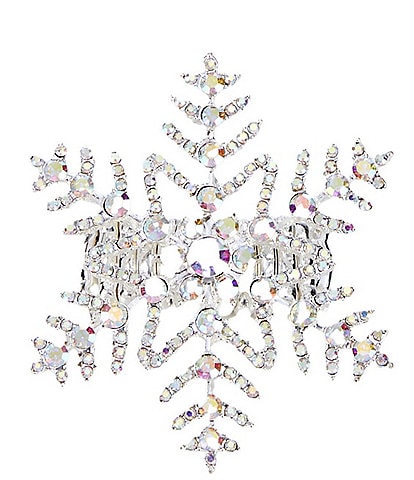 Merry & Bright Holiday XL Snowflake Stretch Ring