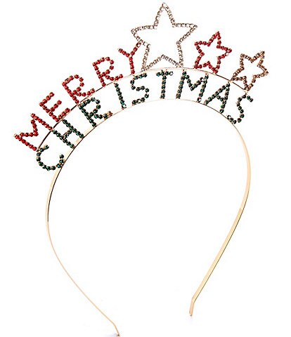 Merry & Bright Merry Christmas Crystal Headband