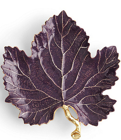 Michael Aram Autumn Vine Grape Leaf Dish