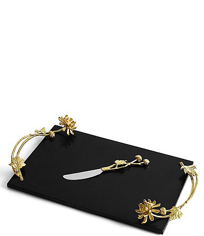 Michael Aram Dahlia Cheese Board with Knife