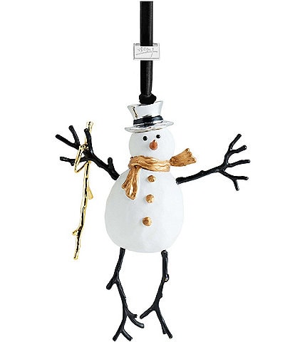 Michael Aram Gold Snowman Ornament