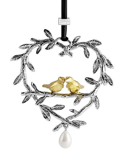 Michael Aram Holiday Lovebirds Ornament