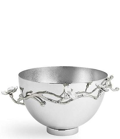 Michael Aram Silver Orchid Collection Medium Bowl