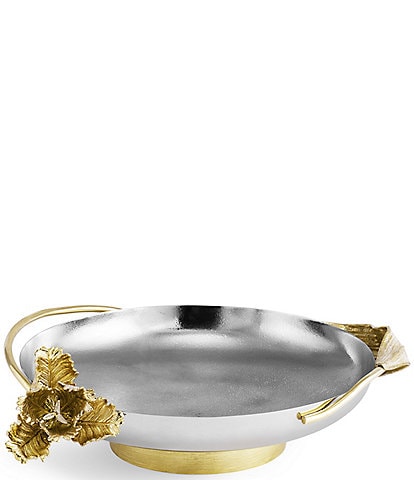 Michael Aram Tulip Collection Two-Tone Medium Footed Platter