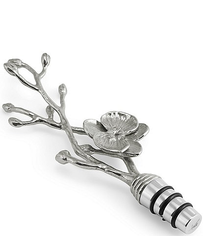 Michael Aram White Orchid Collection Sculpted Wine Stopper