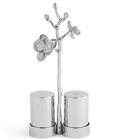 Michael Aram White Orchid Salt & Pepper Set with Caddy