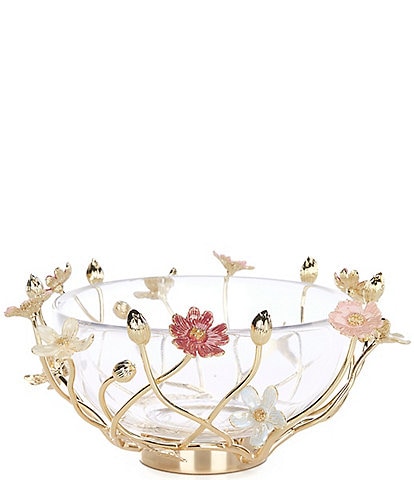 Michael Aram Wildflowers Small Glass Bowl