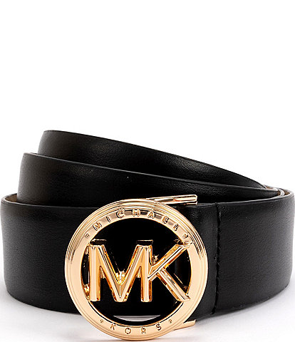 Michael Kors 1.2" Smooth Leather Belt