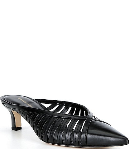 Michael Kors Adrianna Kitten Heel Dress Mules