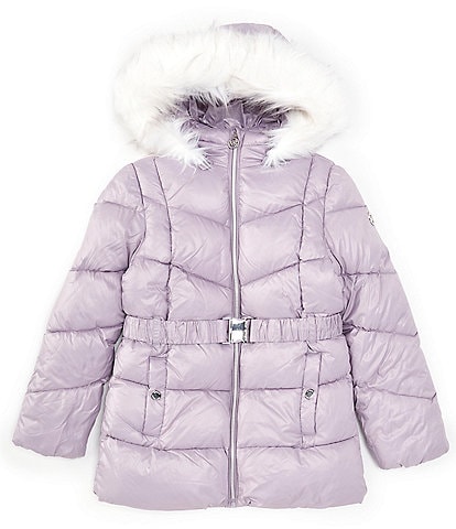 Michael Kors Toddler And Little Girls Heavy Weight Belted, 46% OFF