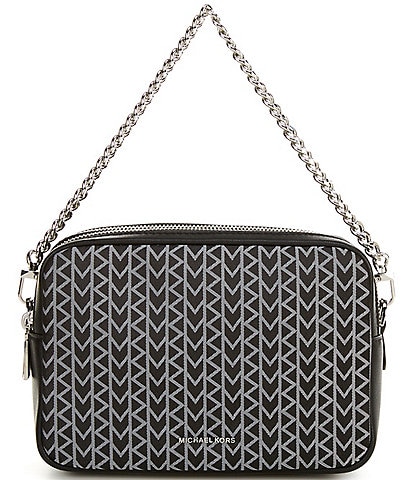 Michael Kors Bryant Contrast Trim Medium Chain Strap Camera Crossbody Bag