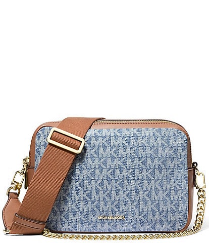 Michael Kors Bryant Medium Double Zip Chain Camera Crossbody Bag