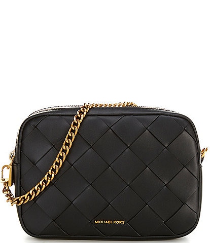 Michael Kors Bryant Medium Double Zip Chain Camera Crossbody Bag