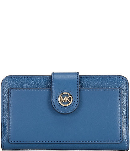 Michael Kors Charm Medium Tab Pocket Bifold Wristlet