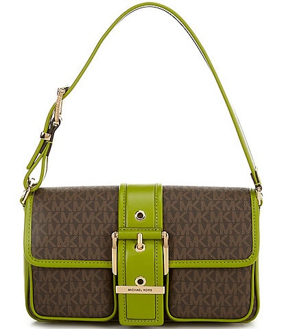 Michael Kors Colby Medium Buckled Shoulder Bag
