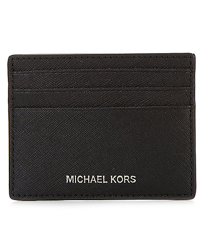 Michael Kors Crossgrain Leather Tall Card Case