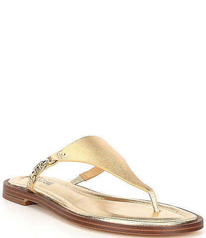 Gold Women's Flip-Flop Sandals | Dillard's