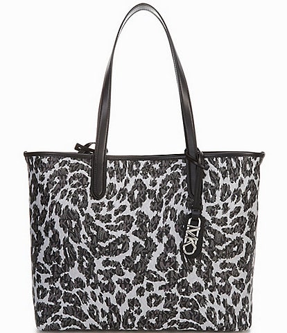 Michael Kors Eliza Extra-Large Leopard Logo Tote Bag