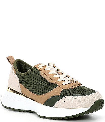 Michael Kors Flynn Mesh Trainer Lace-Up Sneakers