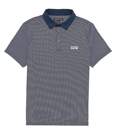 Michael Kors Golf Printed Stretch Short Sleeve Polo Shirt