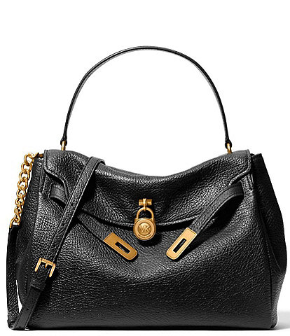Michael Kors Hamilton Moderne Large Top Handle Flap Satchel Bag