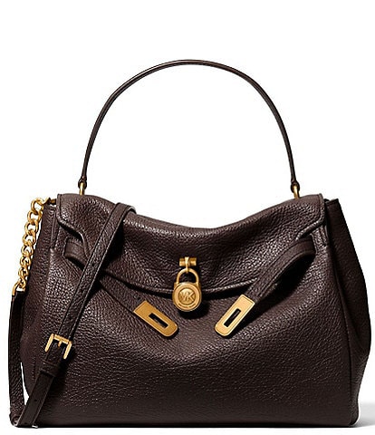 Michael Kors Hamilton Moderne Large Top Handle Flap Satchel Bag