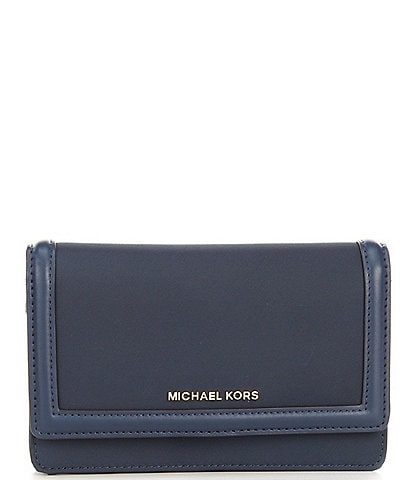 Leather crossbody bag Michael Kors Blue in Leather - 25111316