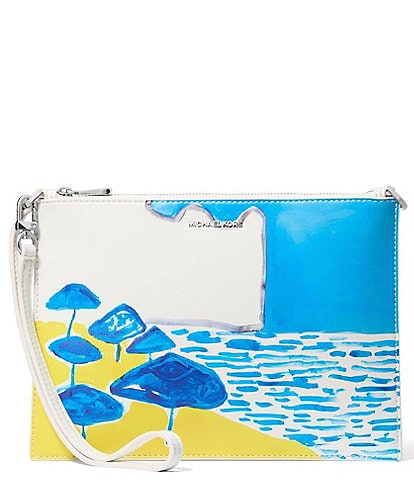 Michael Kors X Christina Zimpel Jet Set Extra-Large Convertible Wristlet