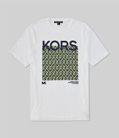 Tshirts Michael Kors  MK logo Tshirt  CS1507AFV4511