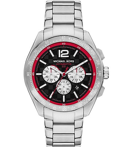 Michael Kors Men's Accelerator 2.0 Chronograph Stainless Steel Bracelet Watch