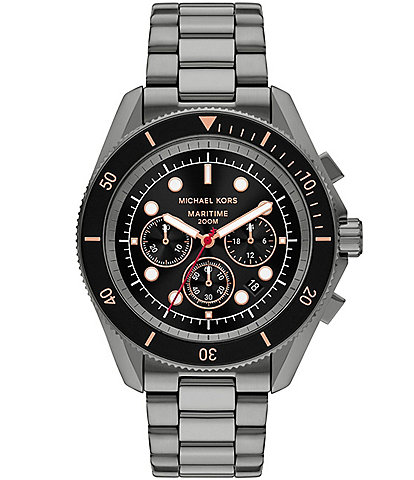 Michael Kors Men's Maritime Chronograph Stainless Steel Bracelet Watch