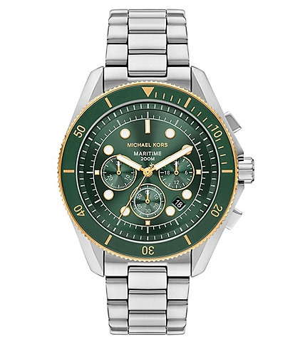 Michael Kors Men's Maritime Chronograph Stainless Steel Bracelet Watch
