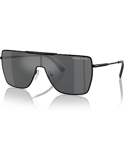 Michael Kors Men's MK1152 Snowmass 42mm Polarized Rectangle Sunglasses
