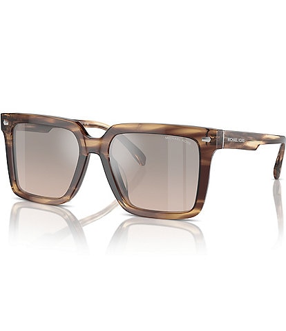 Michael Kors Men's MK2217U Abruzzo 55mm Square Sunglasses