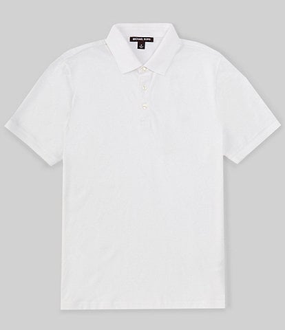 Michael Kors Mercerized Pima Cotton Modern Fit Short Sleeve Polo Shirt
