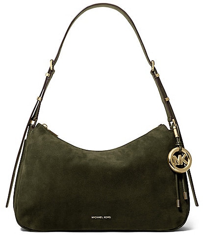 Michael Kors Nolita Medium Nubuck Shoulder Bag