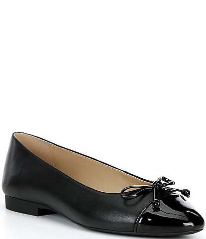 Michael Kors Piper Flex Leather Ballet Flats